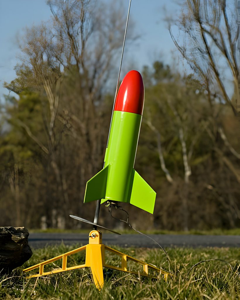 Where do you shoot model rockets?